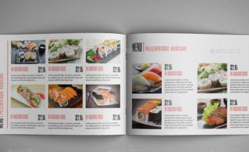 Thiết kế catalogue thực phẩm, mẫu thiết kế catalogue thực phẩm đẹp