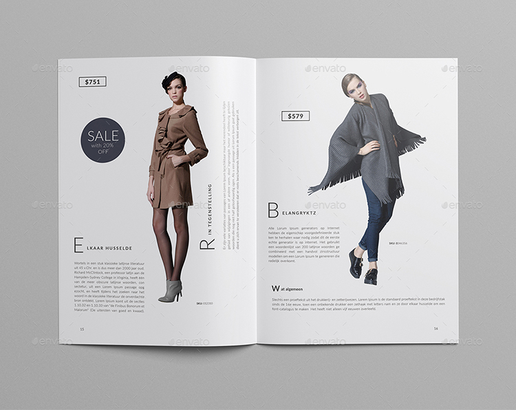 Thiết kế catalog sản phẩm thời trang